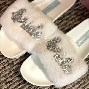 Blue by Betsey Johnson Alice Bride Slipper